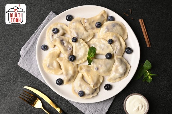 вареники с чорни боровинки